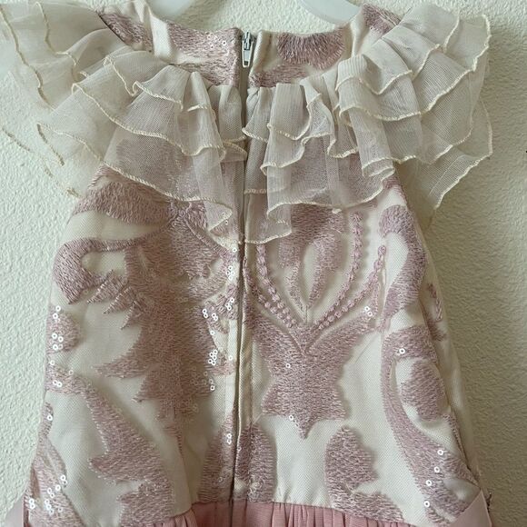 Rare Editions Girl Lace Dress sz 7 - Picture 5 of 5